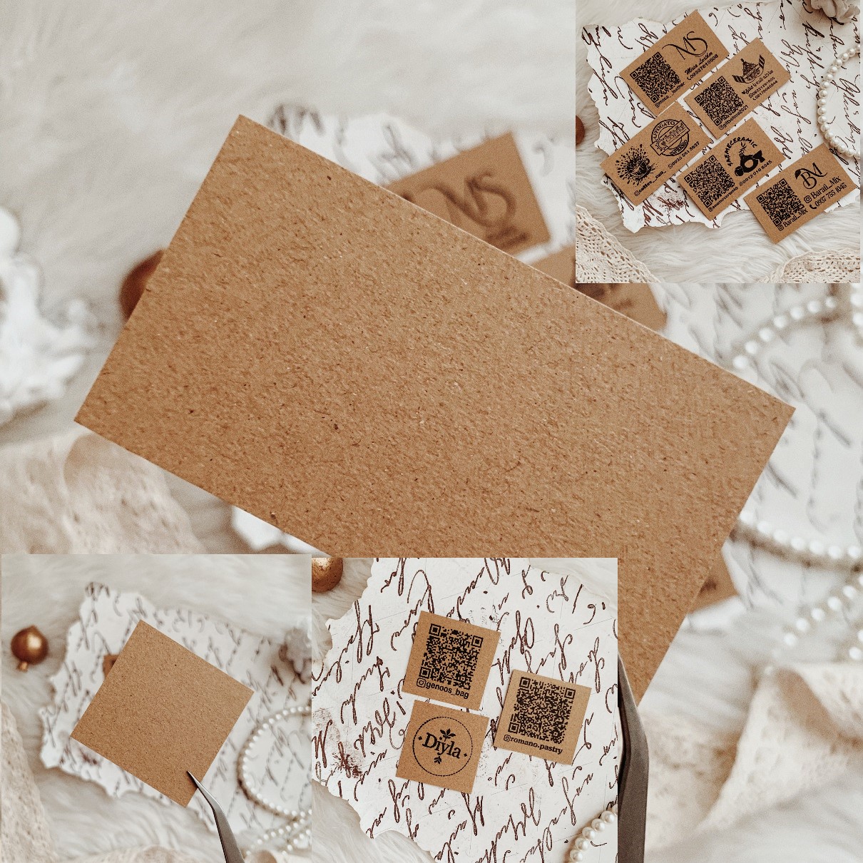 کارت ویزیت خام کرافت 200 گرمی